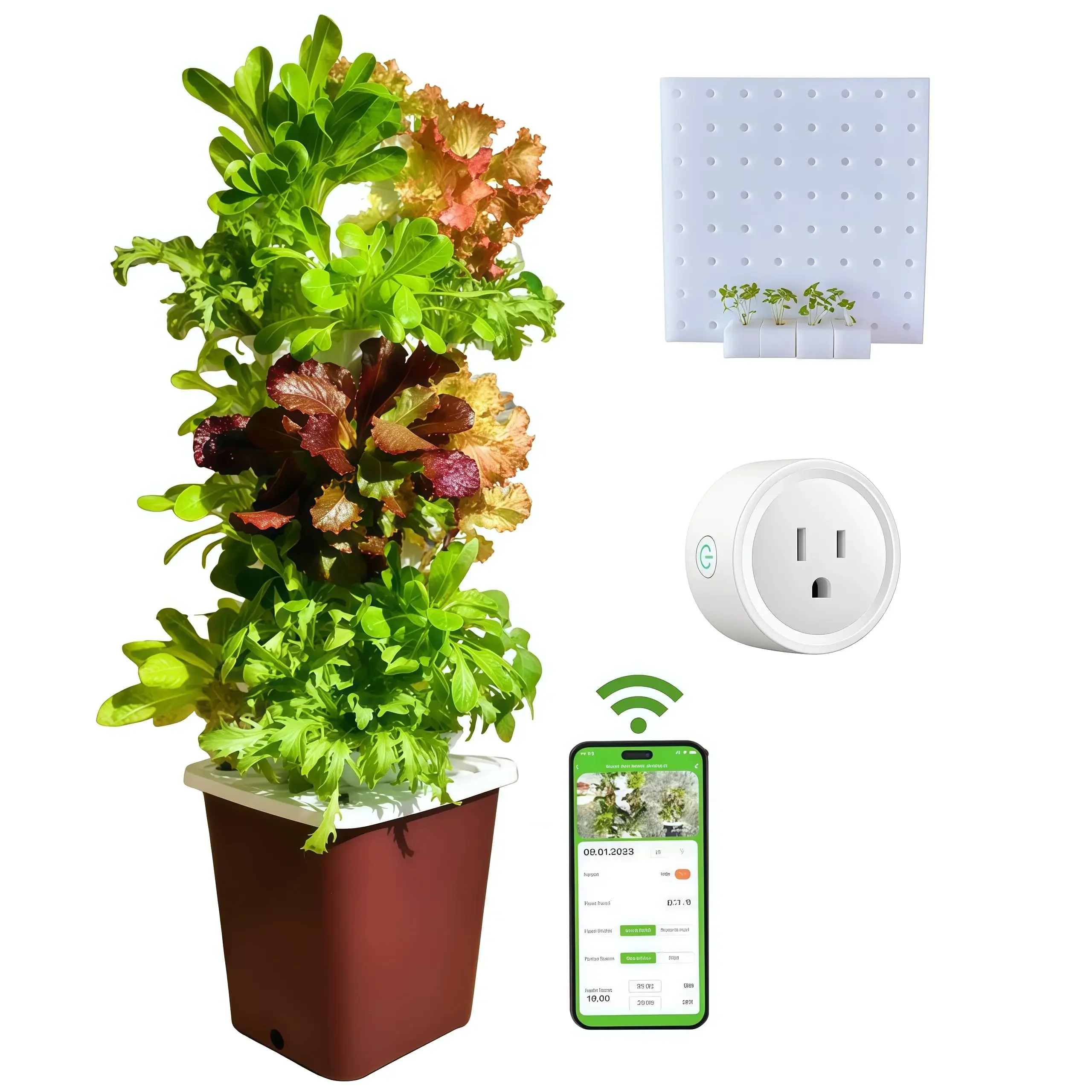 Smart Garden System - Smart Vertical Hydroponic Garden System With