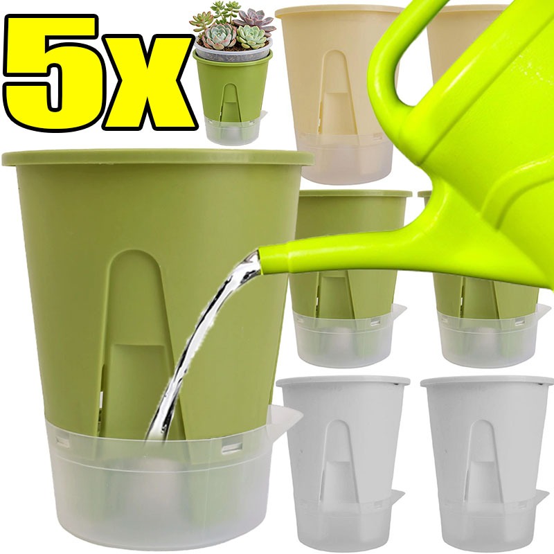 Smart Garden Outdoor - Self Watering Planter Pot Tray Automatic