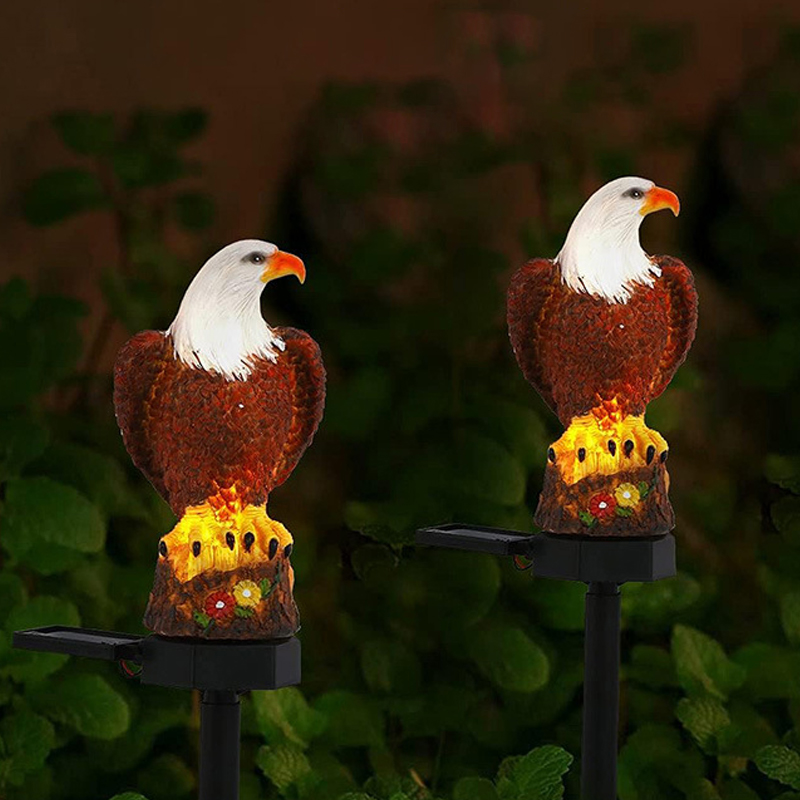 Solar Resin Eagle Lawn Lamp, O - Smart Garden Ornaments recension och pris