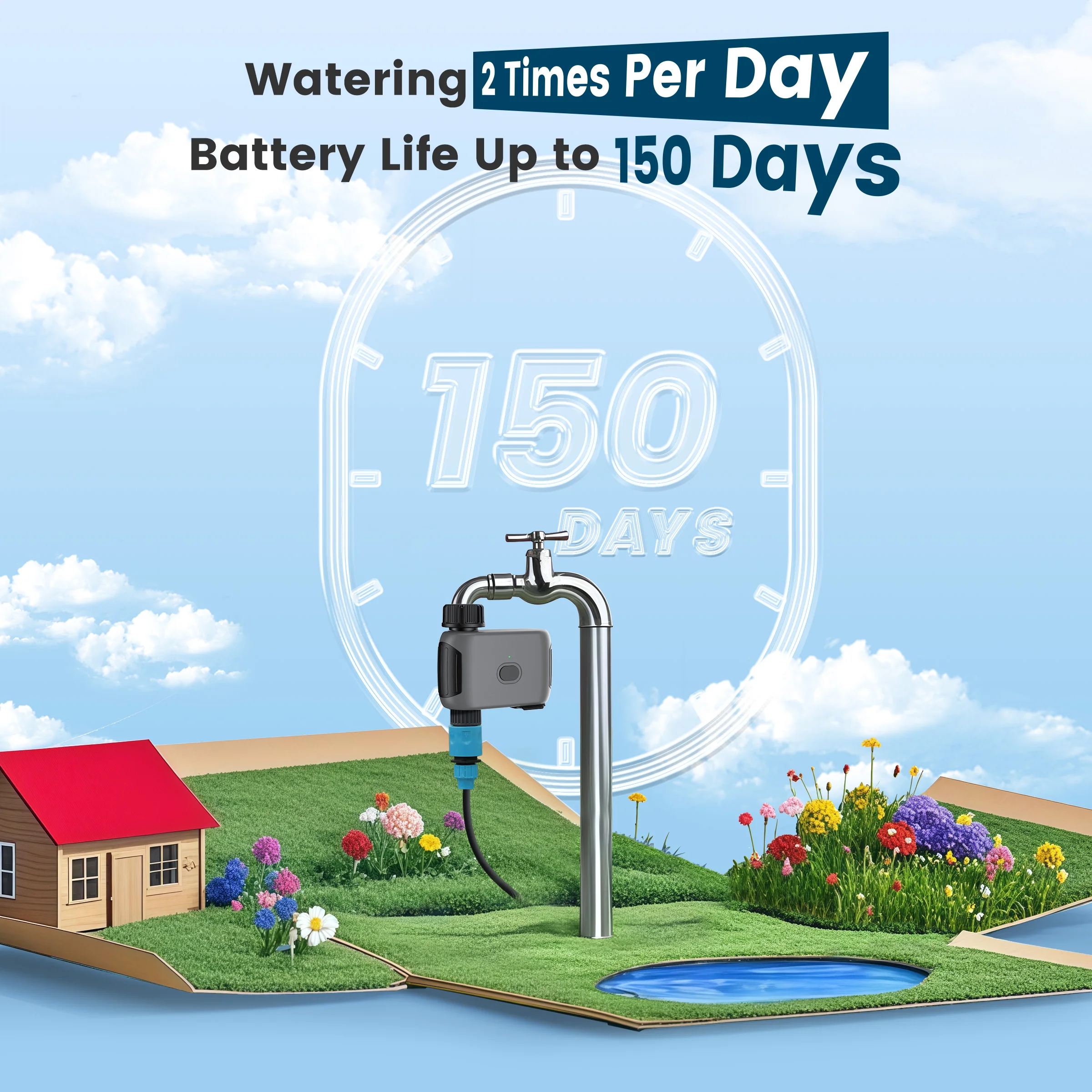GIRIER Tuya Smart Water Timer  - Smart Garden System recension och pris