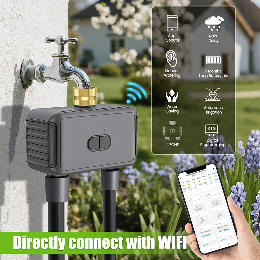 Wifi Automatic Water Timer Dua - Smart Garden Outdoor recension och pris