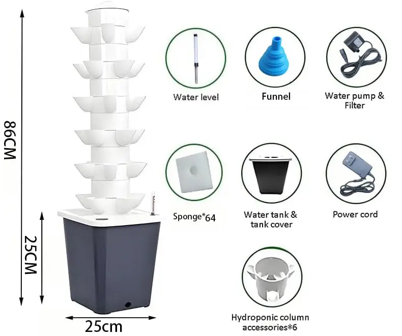 Vertical Hydroponic Garden Sys - Smart Garden System recension och pris