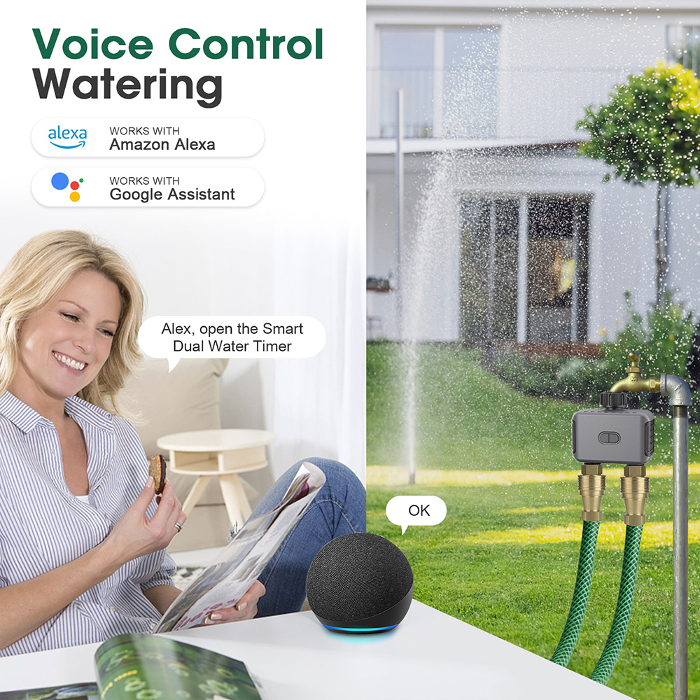Tuya Smart Water Timer Zigbee/ - Smart Garden System recension och pris
