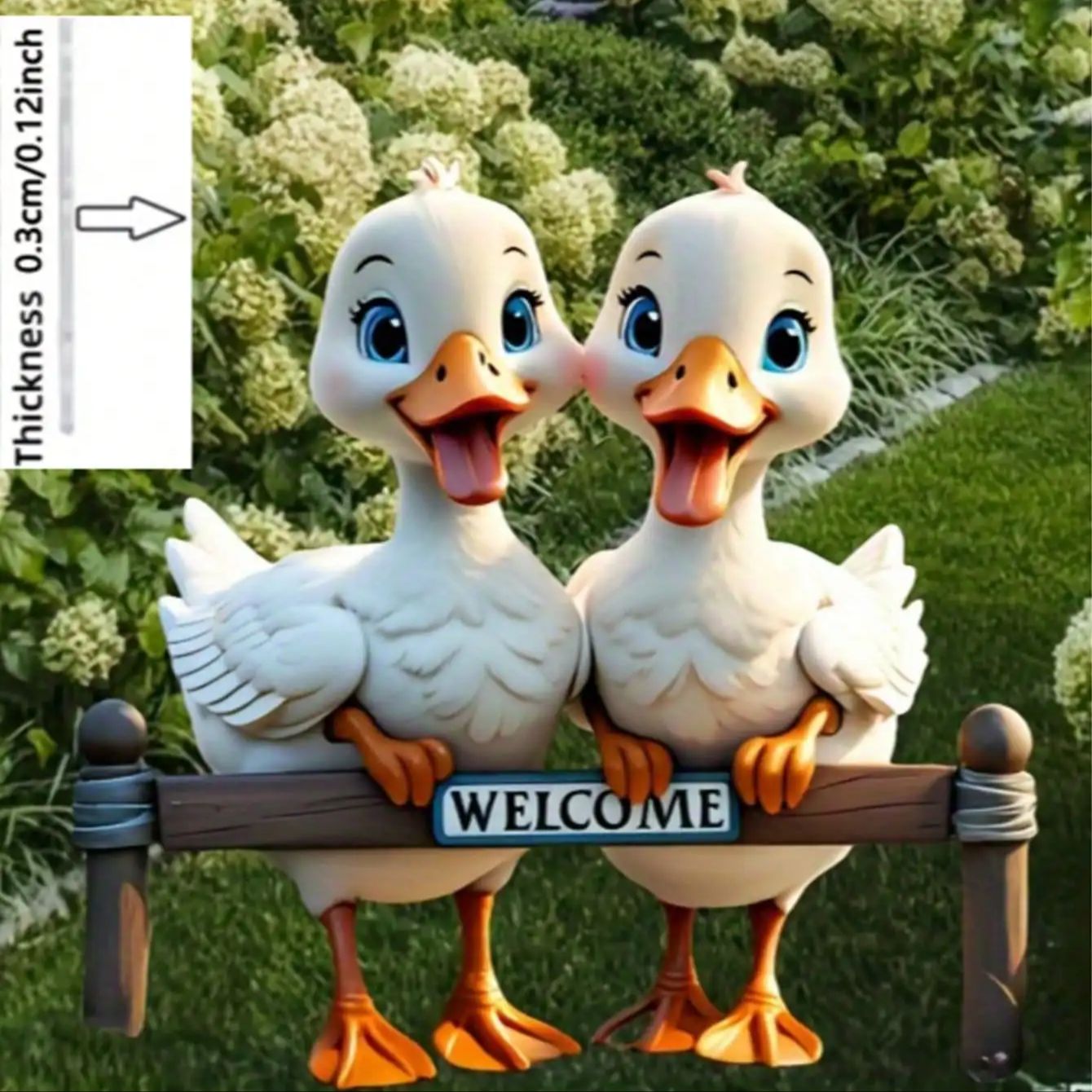 1PCS Duck Outdoor Decoration S - Smart Garden Ornaments recension och pris