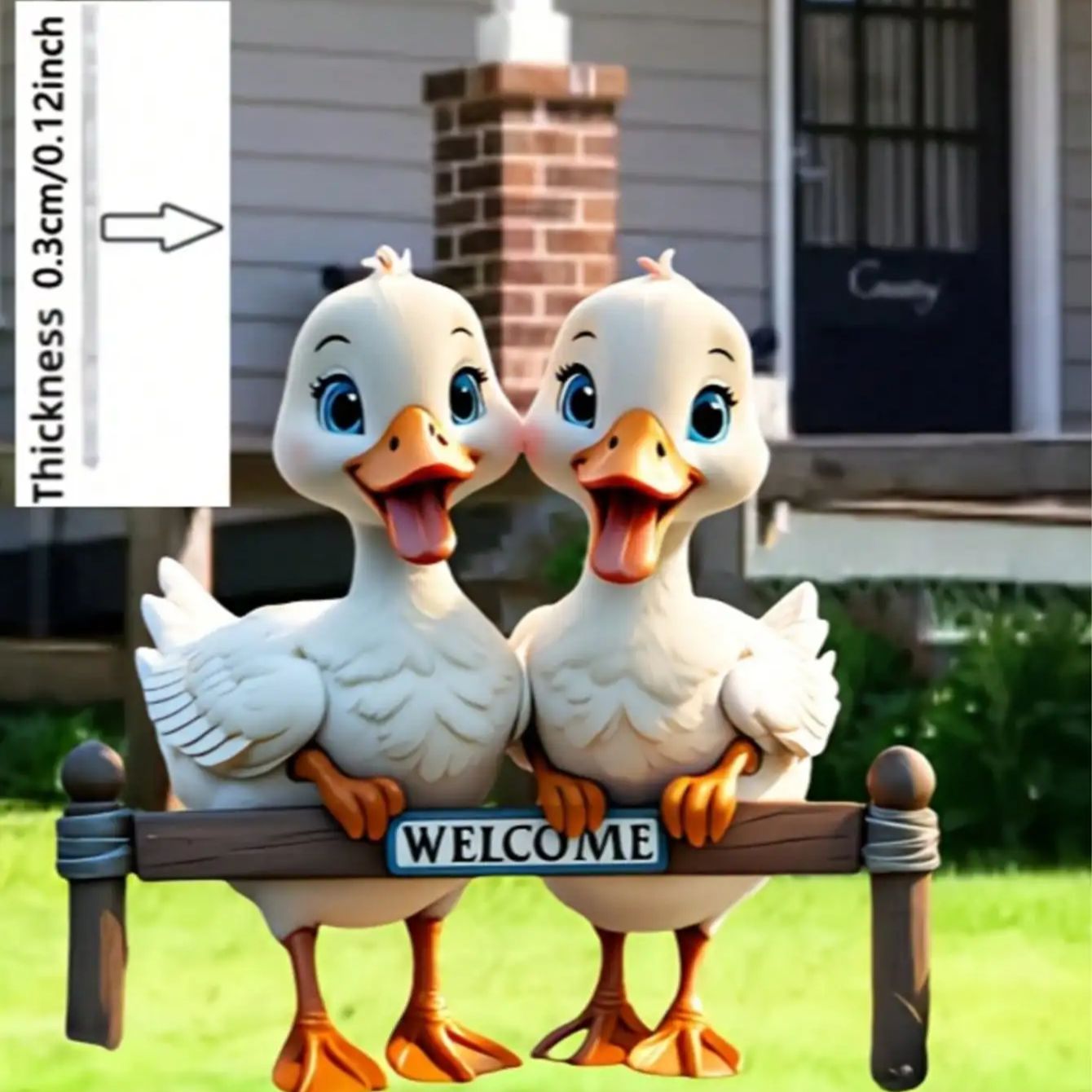 1PCS Duck Outdoor Decoration S - Smart Garden Ornaments recension och pris