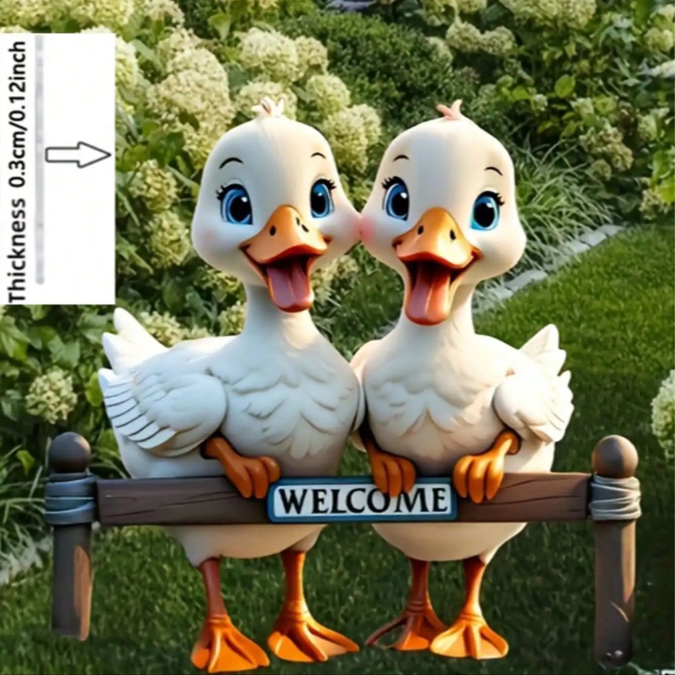 1PCS Duck Outdoor Decoration S - Smart Garden Ornaments recension och pris