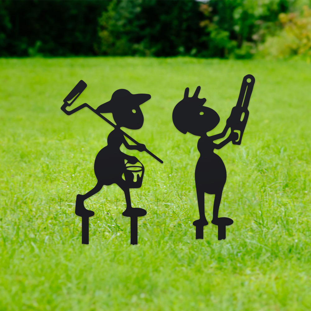 Four-Piece Ant Metal Garden St - Smart Garden Ornaments recension och pris
