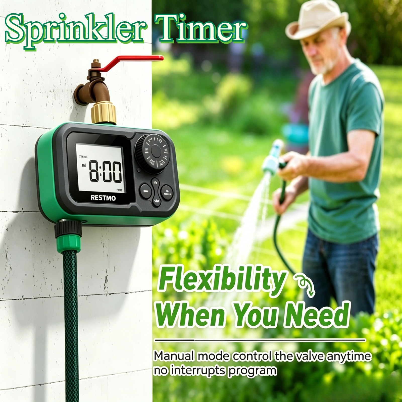 Automatic Ball Valve Water Tim - Smart Garden Tap Timer recension och pris