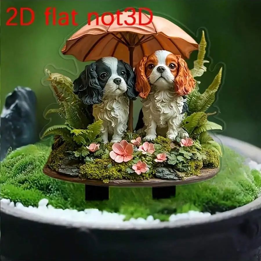1PCS Puppy Flowerpot Decorativ - Smart Garden Ornaments recension och pris