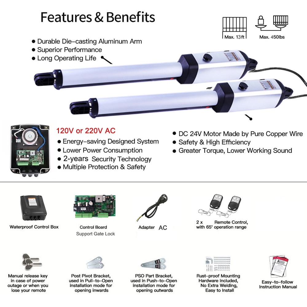 MK702 Automatic Swing Gate Ope - Smart Garden Apple recension och pris