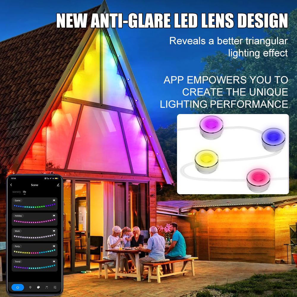 Smart WIFI RGB Eaves Lighting  - Smart Garden Outdoor recension och pris