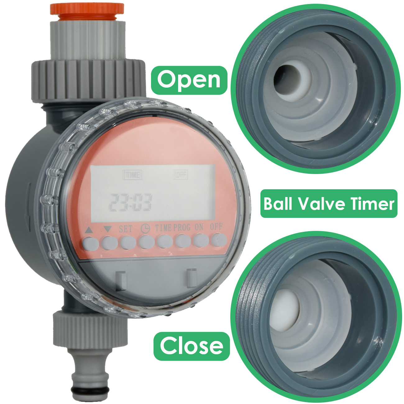KESLA Garden Ball Valve Water  - Smart Garden Tap Timer recension och pris