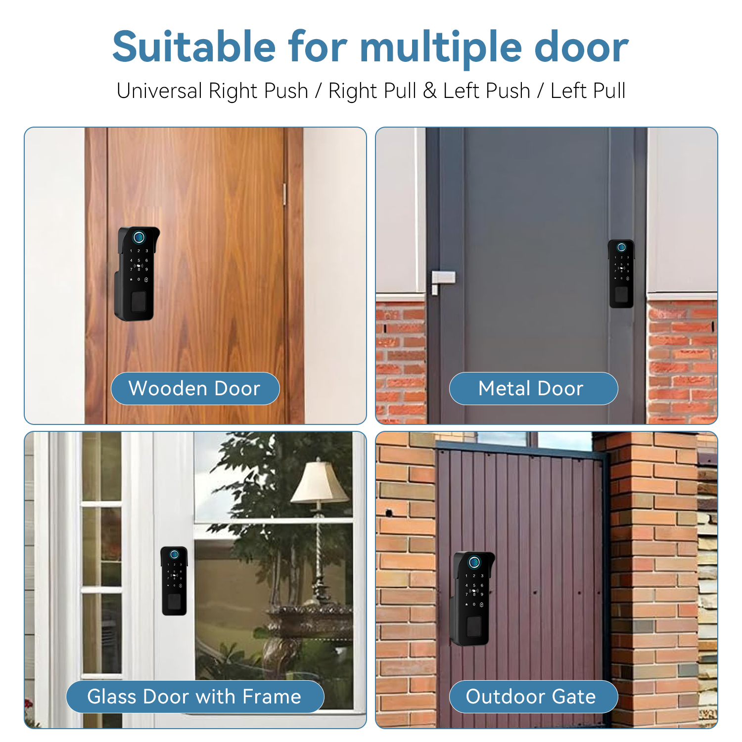 Waterproof Smart Door Lock Fin - Smart Garden Outdoor recension och pris