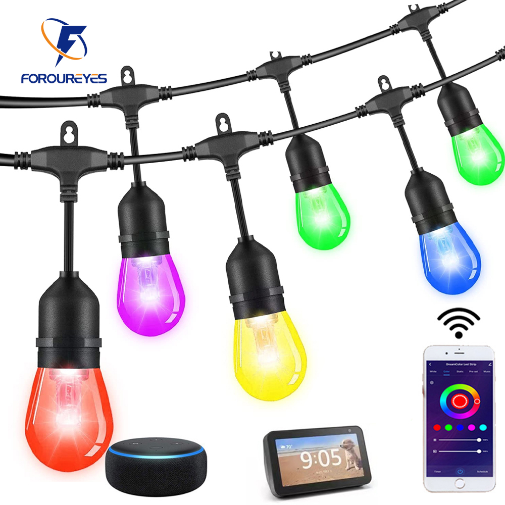 WiFi Tuya Smart RGB LED String - Smart Garden Outdoor recension och pris