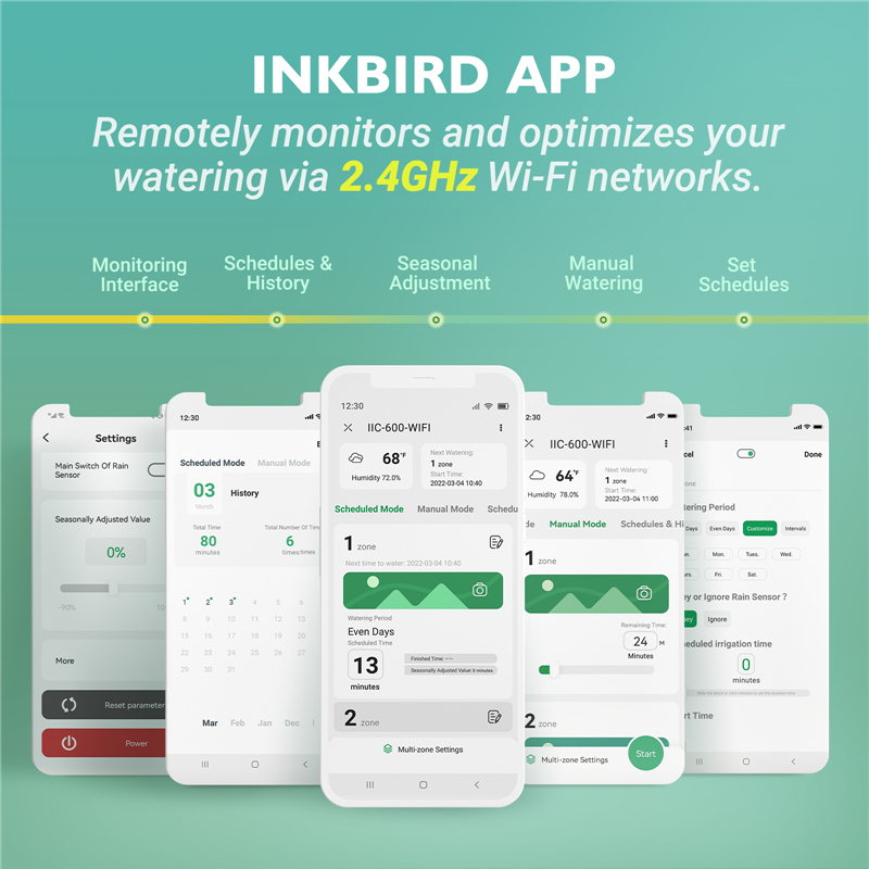 INKBIRD Wi-Fi 6-Zone Auto Irri - Smart Garden Tap Timer recension och pris