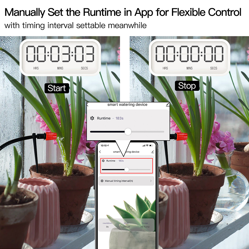WiFi Tuya Smart Watering Machi - Smart Garden System recension och pris