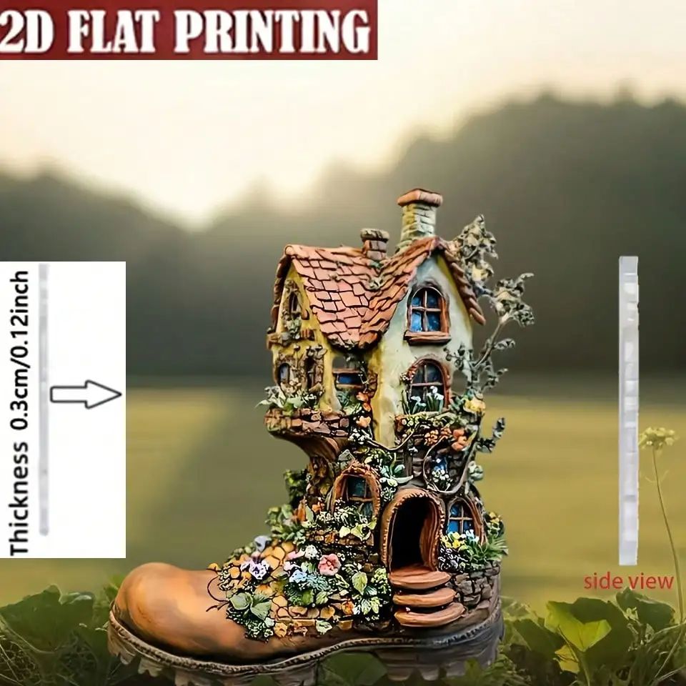 1PCS shoe shaped fairy tale ca - Smart Garden Ornaments recension och pris