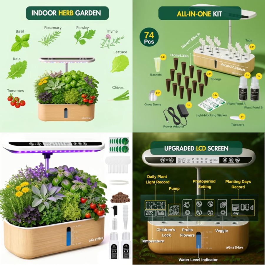 Hydroponics Growing System Kit - Smart Garden System recension och pris