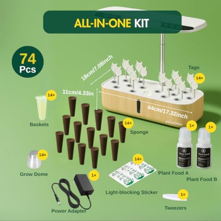 Hydroponics Growing System Kit - Smart Garden System recension och pris