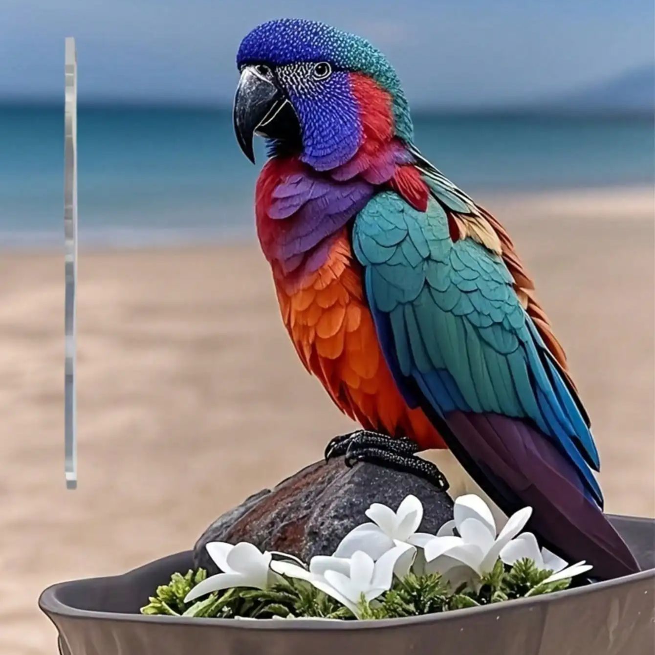 1PCS Bright and Colorful Parro - Smart Garden Ornaments recension och pris