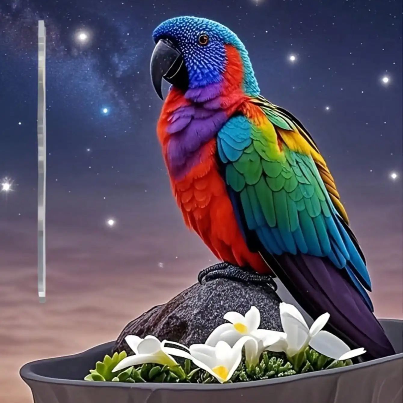 1PCS Bright and Colorful Parro - Smart Garden Ornaments recension och pris