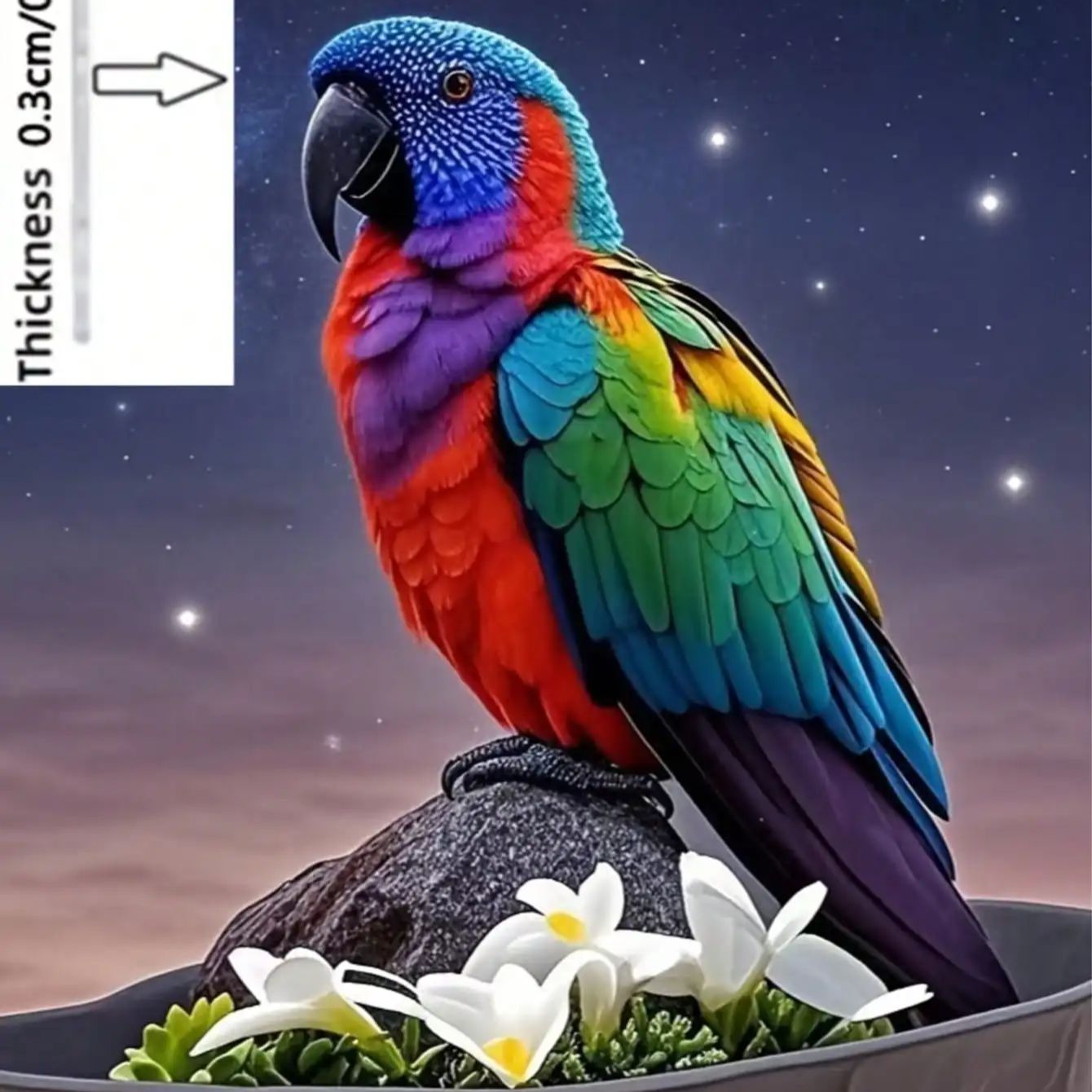 1PCS Bright and Colorful Parro - Smart Garden Ornaments recension och pris